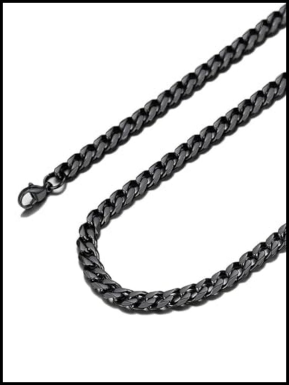 18K Gold Plated Cuban Link Chain Necklace Stainless Steel Curb Hip Hop Jewelry
